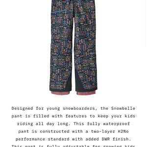 Patagonia Snowbelle pants NWT